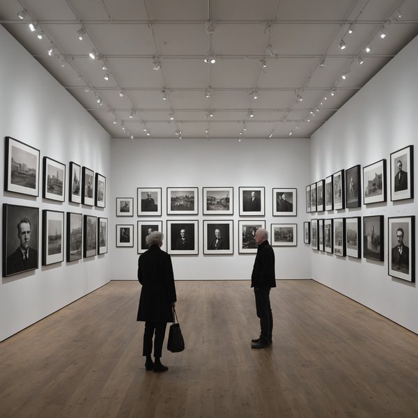 Quels sont les défis de l'organisation d'une exposition de photographies historiques dans une galerie moderne ?